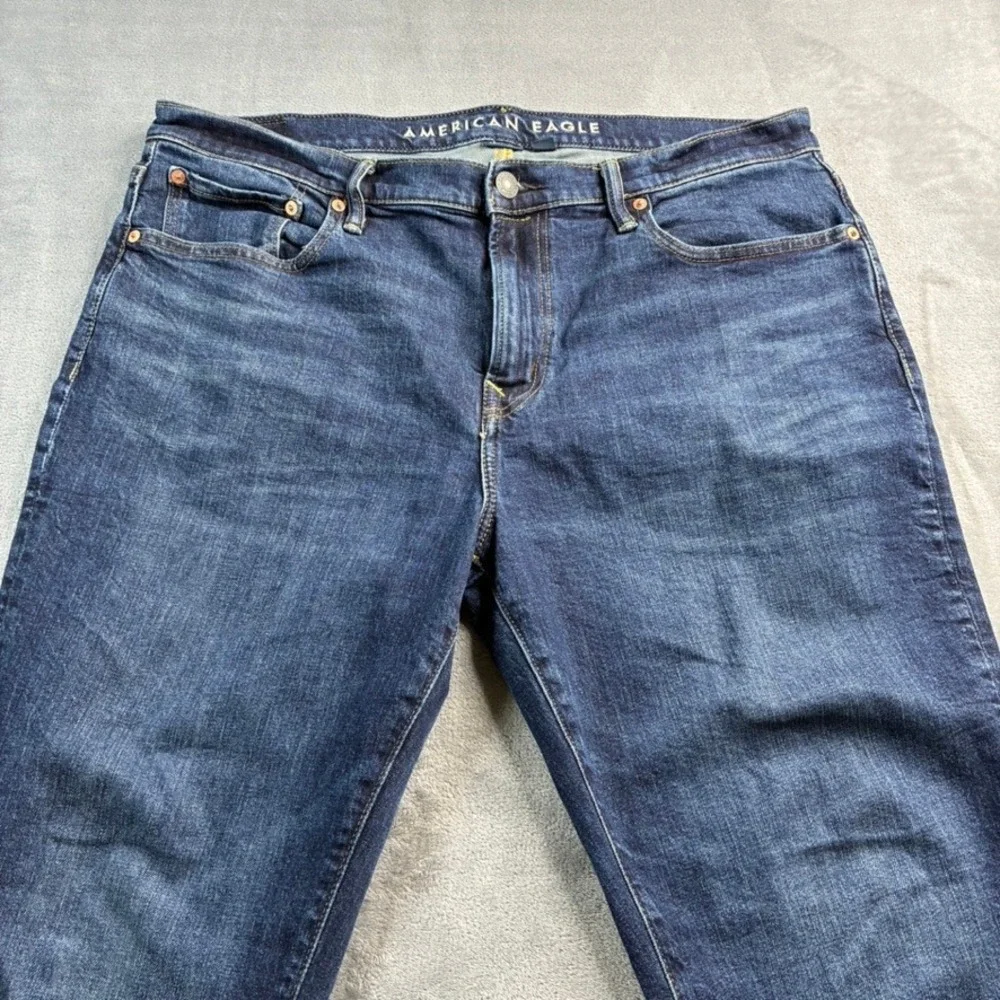 American Eagle Original Bootcut Jeans Men's‎ Med Wash Easy Flex Denim 36x31.5
